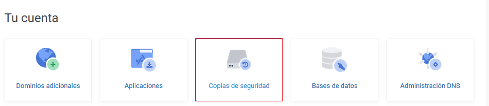 Listado de puntos de recuperación de CyberBackup con las columnas Id y Creado En